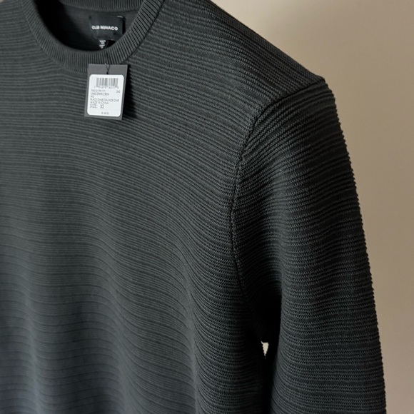 🌑 NWT CLUB MONACO | Links Stripe Crewneck - Picture 3 of 9
